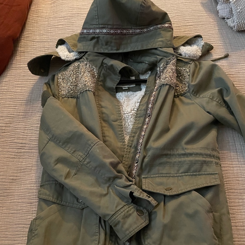 Sequin and Green Jacket